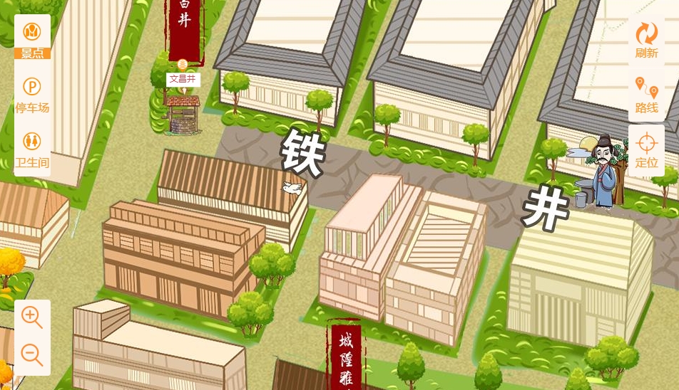 和田智慧景区：手绘地图与语音导览的完美融合